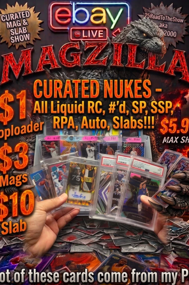 🔥CURATED MAGZILLA NUKES🔥 - $1 $3 $10 Start 7/26 Sun  - Don't miss this!