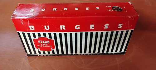 Vintage & Rare - Radio A&B Burgess Battery - 6TA60