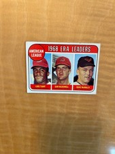 1969 TOPPS BASEBALL #7 A.L. ERA LEADERS!! $1 SHIPPING!!