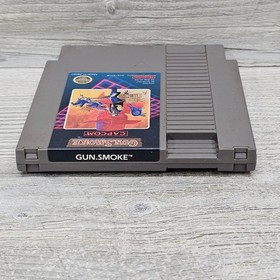 Gun.Smoke Nintendo NES Video Game Capcom Classic Shooter Western Tested Working