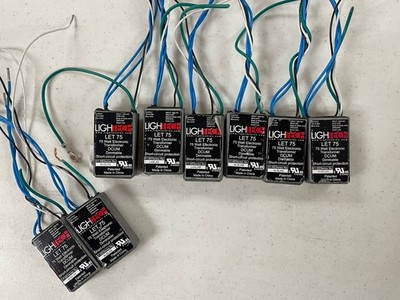 Lot of 6+ Bench Tested Lightech LET-75 Watt Transformers Pls Read Description