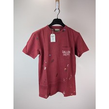 Gallery Dept. Vintage Logo Painted T-Shirt in Brick Red BNWT S