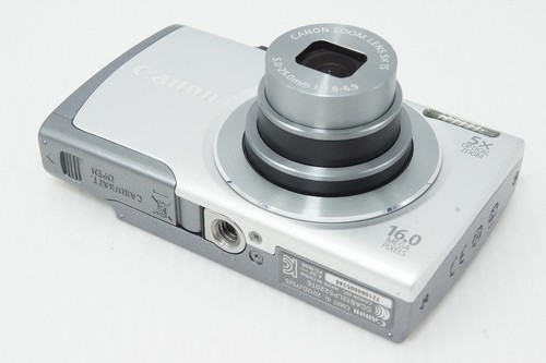 Canon PowerShot A3500 IS 16.0MP Compact Digital Camera Silver w/ Box #260512i - Picture 4 of 10