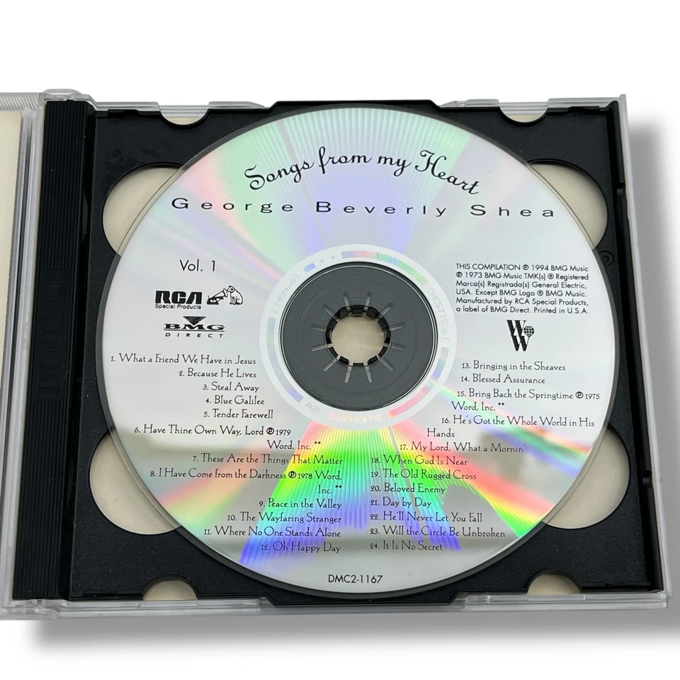 Songs from My Heart by George Beverly Shea 2 CD Set Foto 4 de 4