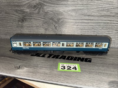 Hornby R921 Inter-City Open 2ndCoach M5232 blau & grau glänzend verschraubt gebraucht