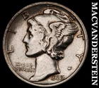 1939-S Mercury Dime- Silver- Scarce Better Date No Reserve #J1879