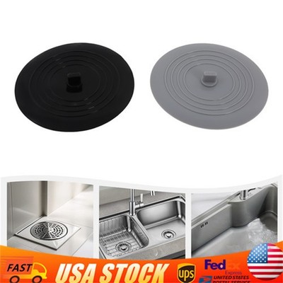 2Pcs Silicone Tub Stoppers Bathtub Kitchen Sink Drain Stopper Sealing Sink Plugs