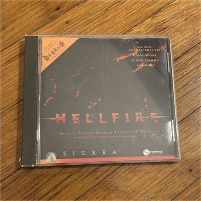 Sierra Hellfire Expansion Pack Diablo Series PC Role Playing Game NTSC-U/C