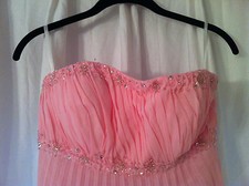 Chiffon beaded dress