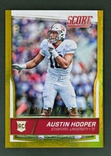2016 Panini Score #385 Austin Hooper /99 Gold Zone Parallel RC Rookie Stanford