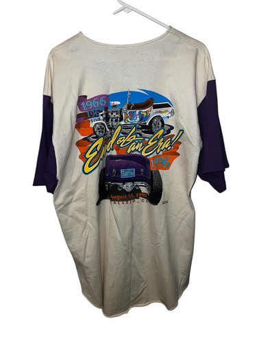 Vintage 1996 Andy’s Hot Rod End Of A Era Graphic Jersey Shirt XL - Picture 4 of 6