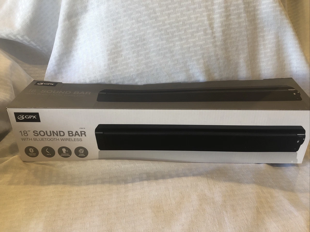 Gpx 18 soundbar with bluetooth wireless 2025