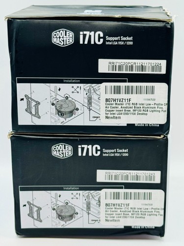 NEW Cool Master i71C Support Socket Intel LGA 115X / 1200 RGB Aluminum/Copper - Picture 4 of 4