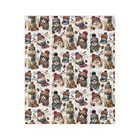 Winter Cat Blanket Lightweight Soft Warm and Cozy Gift for Cat Lover Bed Throw