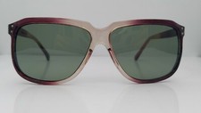 Vintage 380 Purple Translucent Oval Japan Sunglasses Frames