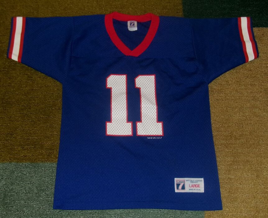 RARE Authentic VINTAGE Blue No. 11 SCOTT NORWOOD Buffalo Bills JERSEY Youth L eBay