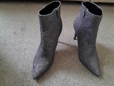 Next Forever Comfort Women's High Heel Sparkly Boots Size 4 UK