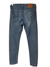 Levi s 510 Skinny Jeans Men's 30x31 Blue Light Wash Stretch Distressed, 1