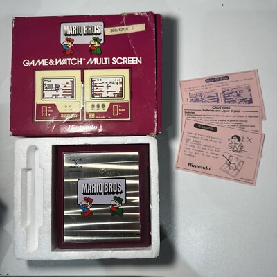 任天堂 マリオブラザーズ MARIOBROS ゲームウォッチ MW-56 1983 Nintendo Game and & Watch MARIO BROS. MW-56 (Horizontal