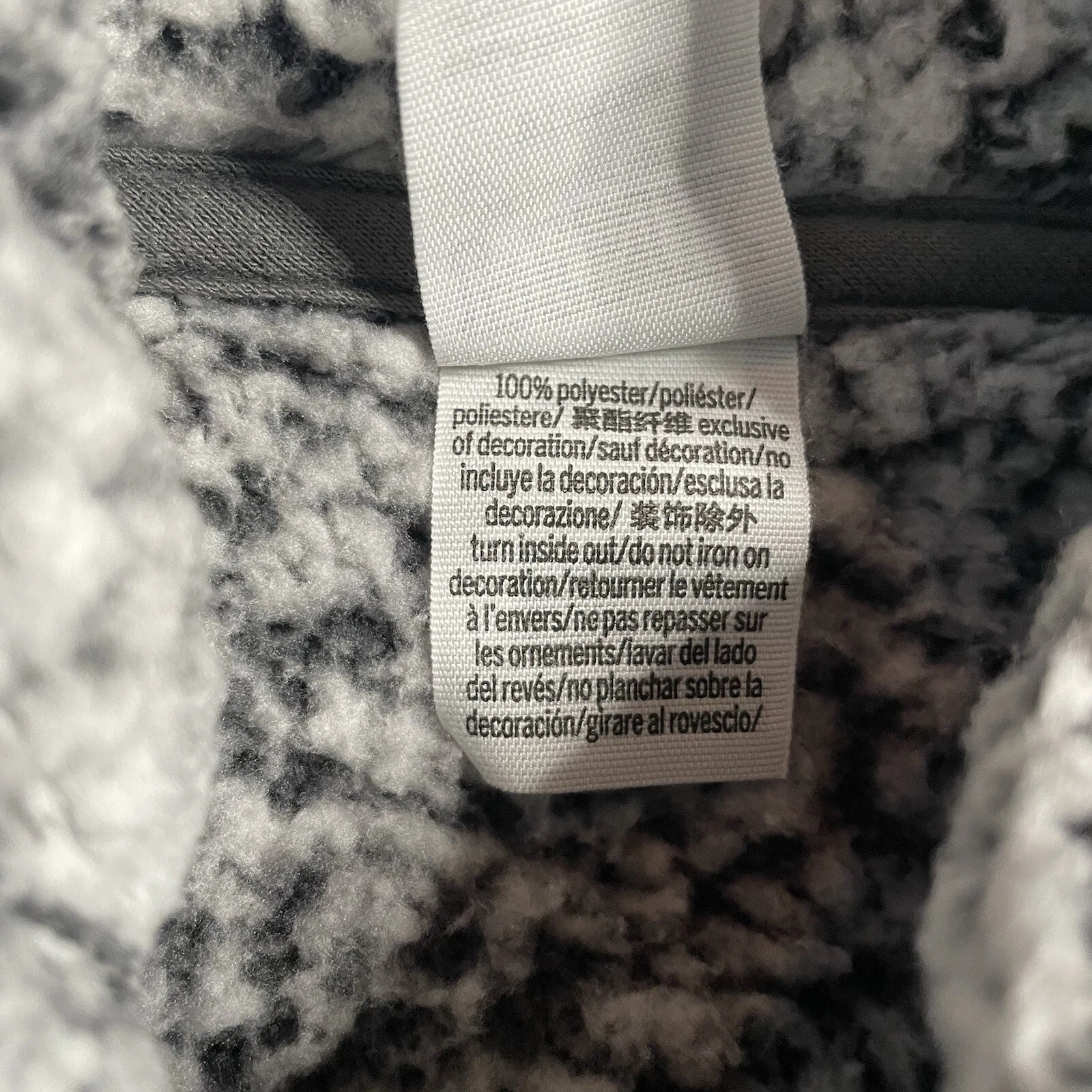 UNDERCOVER Victoria’s Secret rosa oversize sherpa orsacchiotto felpa con cappuccio donna media