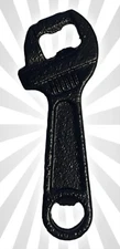 6" Cast Iron Wrench Bottle Opener Hand Held Water Beer Pop Soda Bar Decor Gift