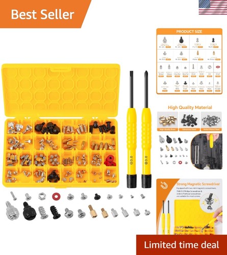 23 Sizes M.2 SSD Screws and Standoff Kit: Stainless Steel Construction