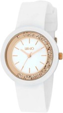 Orologio Donna Liu Jo Dancing Cinturino Silicone Bianco Rosa Gold _TLJ2200