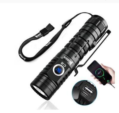 WUBEN C2 Rechargeable Flashlight 2000Lumens 358Meters With Power Bank