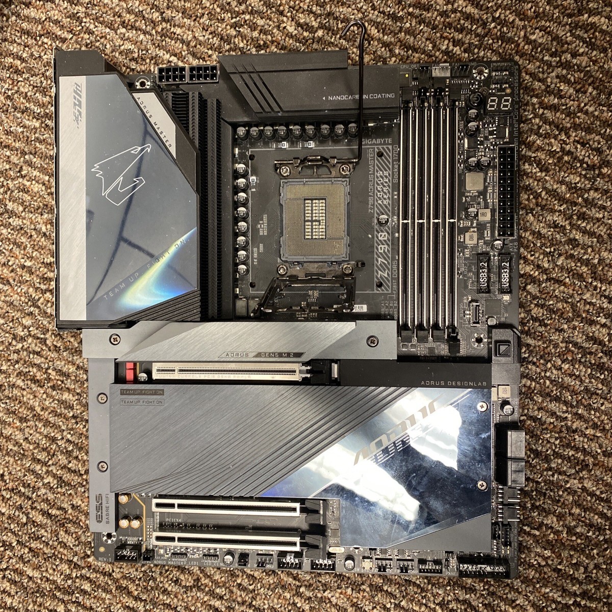 Bent Pins AORUS MASTER Intel Socket LGA1700, EATX Refurbished