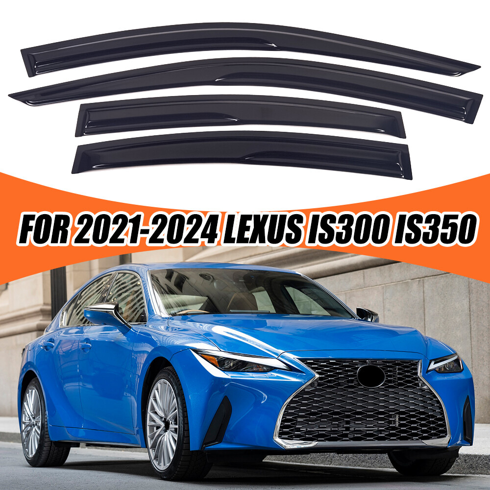 For Lexus IS300 IS350 21-2025 Window Visor Rain Guard Deflector