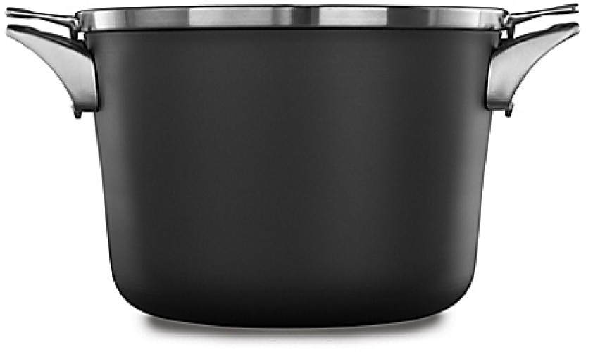 Calphalon Premier ahorro de espacio cubierto 8 Qt Antiadherente anodizado duro Olla Calphalon Premier ahorro de espacio cubierto 8 Qt Antiadherente anodizado duro Olla