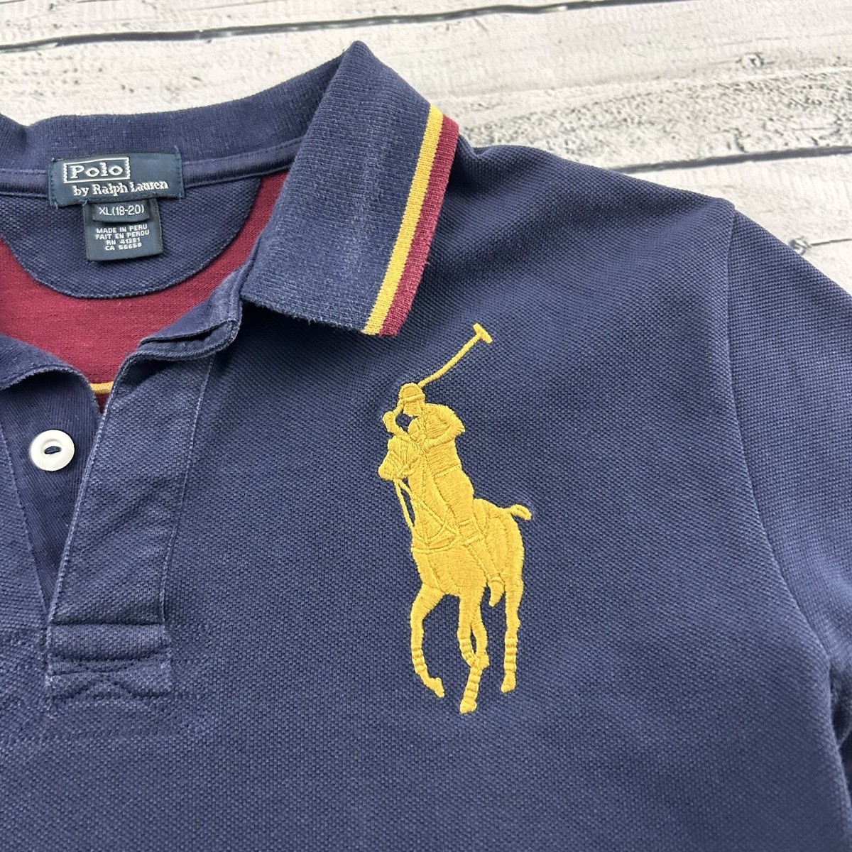 RALPH LAUREN ラルフローレンポロシャツ XL (18-20) Amazon.com: Ralph Lauren Polo Shirt L/S Boys Size X-Large