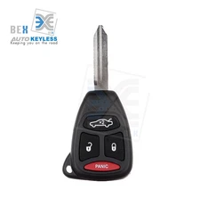 Uncut Remote Head Key Fob Keyless Entry Transmitter for 2005-2007 Chrysler 300