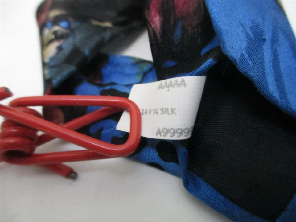 Vintage King Kong com Gravata de Seda Fay Wray Clássicos de Filme Americano Estampa de Leopardo - Imagem 3 de 4