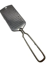 Foley Grater Zester Stainless Hand Held Cheese Shredder Script Logo Vintage