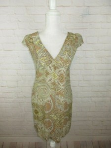 zara gold silk dress