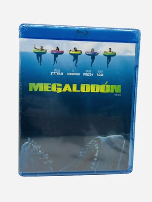 The Meg Megalodón Bluray Movie Sealed Spanish Language Edition Jason Statham New
