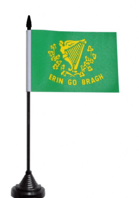 Irland Erin Go Bragh Tischflagge - Polyester