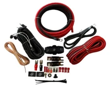 J's Audio 4G Premium Installation Kit Amp Wiring Kit OFC Copper Braided Power