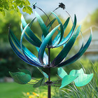 New ListingWind Spinner for Yard and Garden - Large Metal Windspinners for Outdoor Decorati