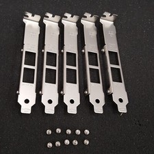 Lot of 5 Supermicro Full height bracket Bracket Blech AOC-STG-i2T X540-AT2
