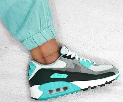 nike air max 90 leather tumbled grey