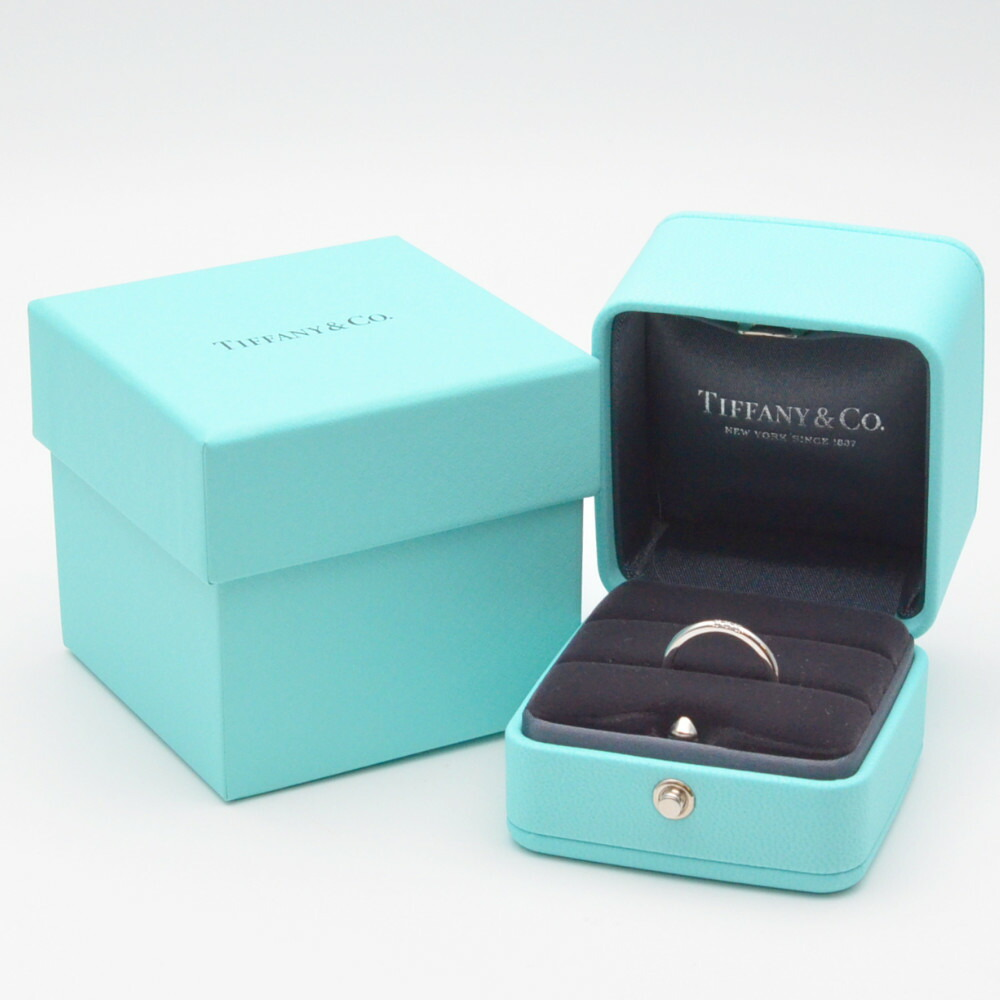 Tiffany co Tiffany Forever wedding band platinum Ring 2mm Size US5