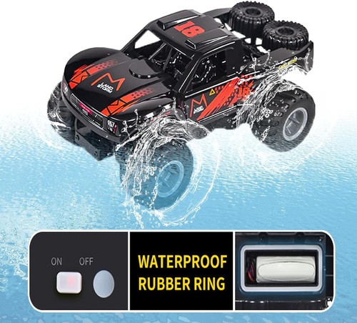 RC Trucks 4x4 Offroad Waterproof, 1:16 Amphibious Remote Control Car with 2 R... - 第 4/7 張圖片