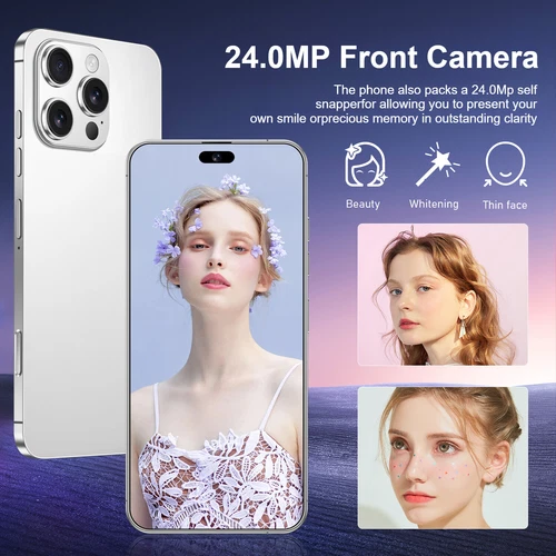 Smartphone I16 Pro Max Global Desbloqueado 6.8" Android 8+512GB 5000mAh Regalos 2025 - Imagen 5 de 21