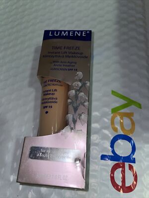 LUMENE TIME FREEZE INSTANT LIFT MAKEUP 40 GINGER ANTI AGING ARCTIC HEATHER