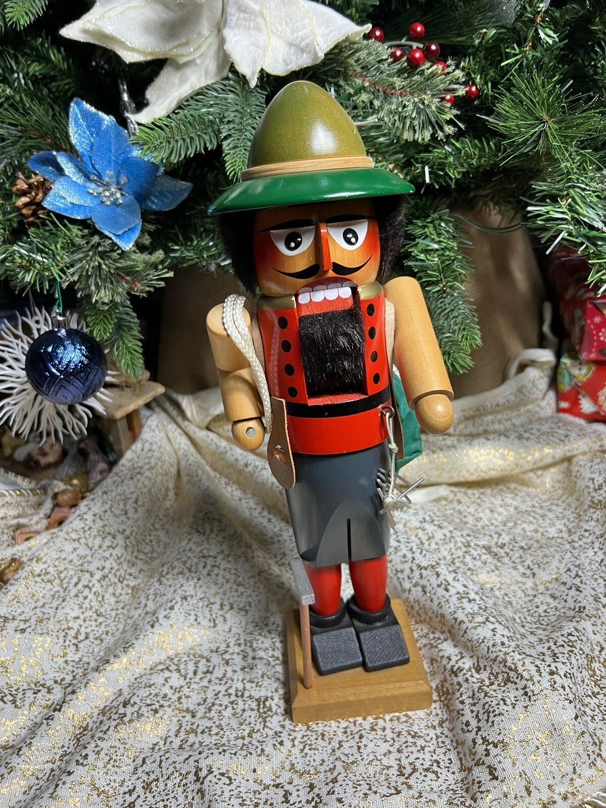 Rare Nutcracker Steinbach MOUNTAIN CLIMBER Vintage 1980s West Germany