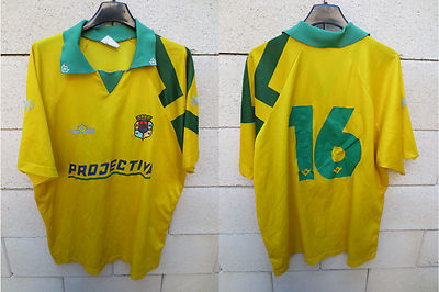 Maillot De Foot Vintage – CD Torres Novas (Portugal) – N°16 – Taille XL – Longues Manches – Match Worn