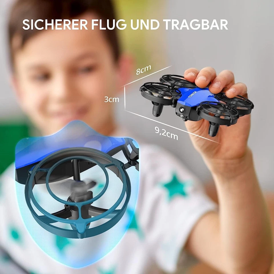Tomzon A24 Mini Drohne Flugzeug ferngesteuert mit Kampfmodus RC Quadrocopter - Bild 4 von 4