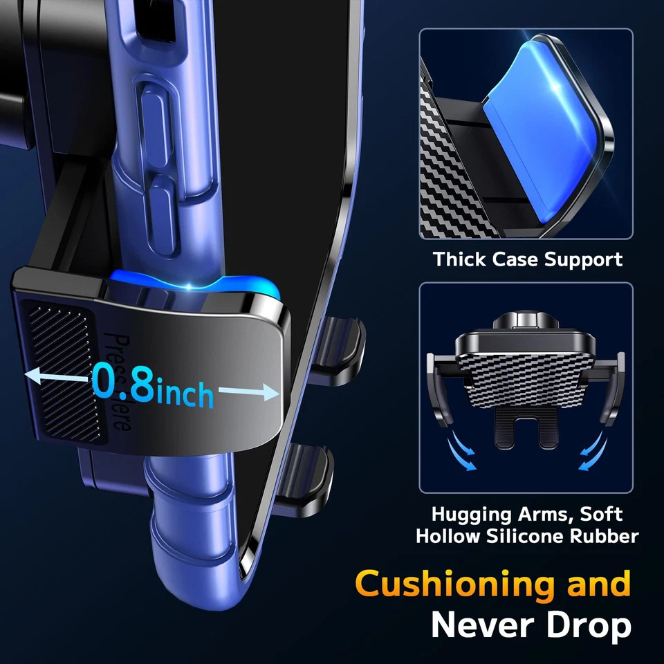 Phone Holders for your Car [Long Flexible Neck] Car Phone Mount - Anti-Shake - Image 3 of 4